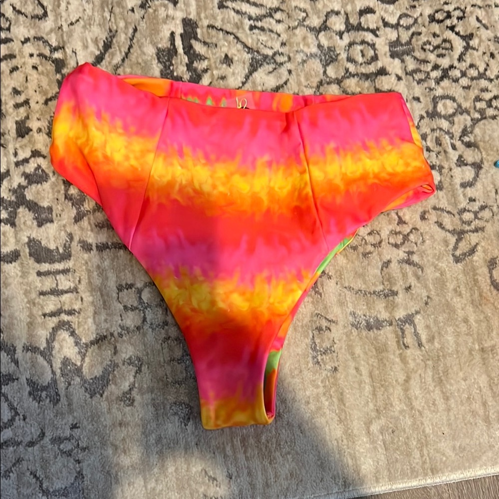Moana Bikini in Vibrant Pink and Orange